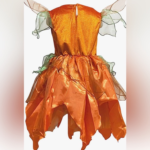 BEAUTIFUL 🧡💚FAIRY💚🧡 DRESS SIZE 4T-5T 🌟LIKE NEW🌟 - Picture 2 of 13